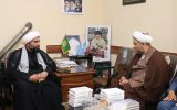 دیدار معاونت امور فرهنگی و رسانه اداره کل فرهنگ و ارشاد اسلامی خراسان شمالی با امام جمعه جاجرم