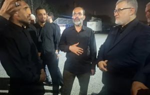 بازدید شبانه استاندارتهران از زائرشهر امام خمینی(ره)