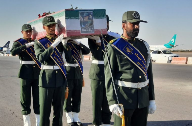 استقبال از پیکر مطهر سردار شهید حسین ظریفی در مشهد